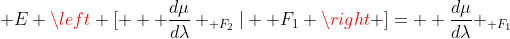 \mathbb E \left [   \frac{d\mu}{d\lambda} _{\mathcal F_2}| \mathcal F_1 \right ]=  \frac{d\mu}{d\lambda} _{\mathcal F_1}
