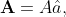 \mathbf{A}=A\hat{a},