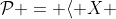 \mathcal{P} = \langle X ;R \rangle