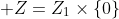\mathcal Z=Z_1\times\{0\}