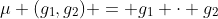\mu (g_1,g_2) = g_1 \cdot g_2