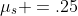 \mu_s =.25