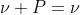 \nu P=\nu