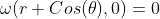 \omega(r Cos(\theta),0)=0