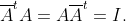 \overline{A}^{t}A=A\overline{A}^{t}=I.