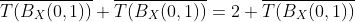 \overline{T(B_X(0,1))}+\overline{T(B_X(0,1))}=2 \overline{T(B_X(0,1))}