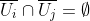\overline{U_i}\cap\overline{U_j}=\emptyset