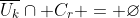 \overline{U_k}\cap C_r = \varnothing