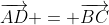 \overrightarrow{AD} = \overrightarrow{BC}