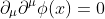 \partial_{\mu}\partial^{\mu}\phi(x)=0