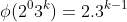\phi(2^03^k)=2.3^{k-1}