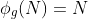 \phi_g(N)=N