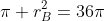 \pi r_{B}^2=36\pi