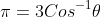 \pi=3Cos^{-1}\theta