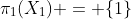 \pi_{1}(X_{1}) = \{1\}