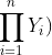 (Y_{(1)};\prod_{i=1}^n{Y_i})