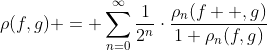 \rho(f,g) = \sum_{n=0}^\infty\frac{1}{2^n}\cdot{\frac{\rho_n(f  ,g)}{1+\rho_n(f,g)}
