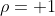 \rho= 1