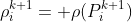 \rho_i^{k+1}= \rho(P_i^{k+1})