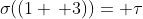 \sigma((1 \, 3))= \tau