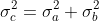 \sigma^{2}_{c}=\sigma^{2}_{a}+\sigma^{2}_{b}