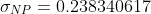 \sigma_{NP}=0.238340617