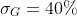 \sigma_G=40%