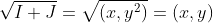 \sqrt{I+J}=\sqrt{(x,y^2)}=(x,y)