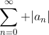 \sum\limits_{n=0}^\infty |a_n|