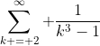 \sum_{k = 2}^{\infty} \frac{1}{k^3-1}