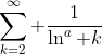 \sum_{k=2}^{\infty} \frac{1}{\ln^{a} k}
