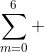 \sum_{m=0}^6 