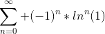 \sum_{n=0}^{\infty} (-1)^n*ln^n(1)