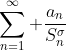 \sum_{n=1}^\infty \frac{a_n}{S_n^\sigma}
