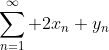 \sum_{n=1}^\infty 2x_n y_n