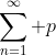 \sum_{n=1}^\infty p