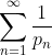 \sum_{n=1}^{\infty}\frac{1}{p_n}