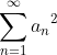 \sum_{n=1}^{\infty}{a_{n}}^2