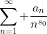 \sum_{n=1}^{\infty} \dfrac{a_n}{n^{s_0}}