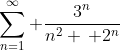 \sum_{n=1}^{\infty} \frac{3^n}{n^2 \, 2^n}