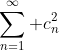 \sum_{n=1}^{\infty} c_{n}^{2}