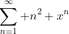 \sum_{n=1}^{\infty} n^2 x^n