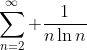 \sum_{n=2}^\infty \frac{1}{n\ln{n}}