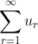 \sum_{r=1}^{\infty}u_r
