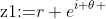 \text{z1}\text{:=}r e^{i \theta }