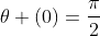 \theta (0)=\frac{\pi}{2}