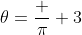 \theta=\frac {\pi} {3}