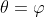 \theta=\varphi