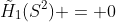 \tilde{H}_1(S^2) = 0