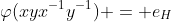\varphi(xyx^{-1}y^{-1}) = e_H
